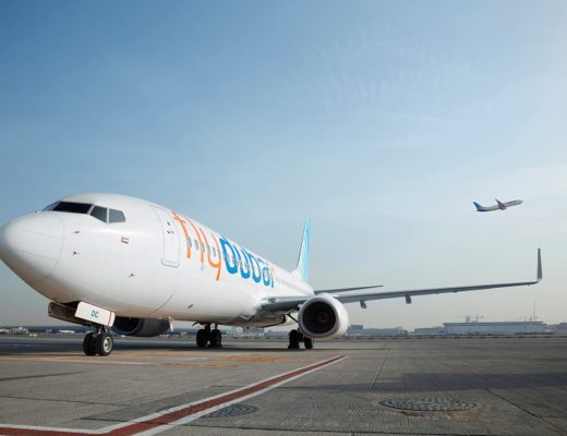 IFE Screen on board FlyDubai economy class